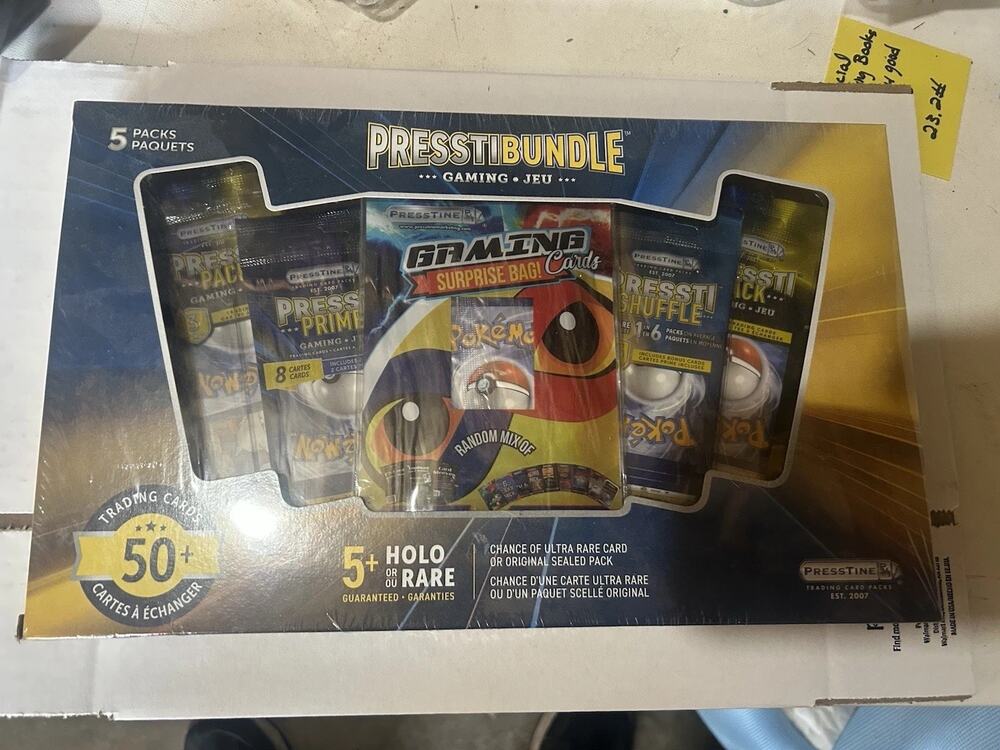 Pokemon Presstibundle 50+ Cards 5 Holo or Rare Guaranteed
